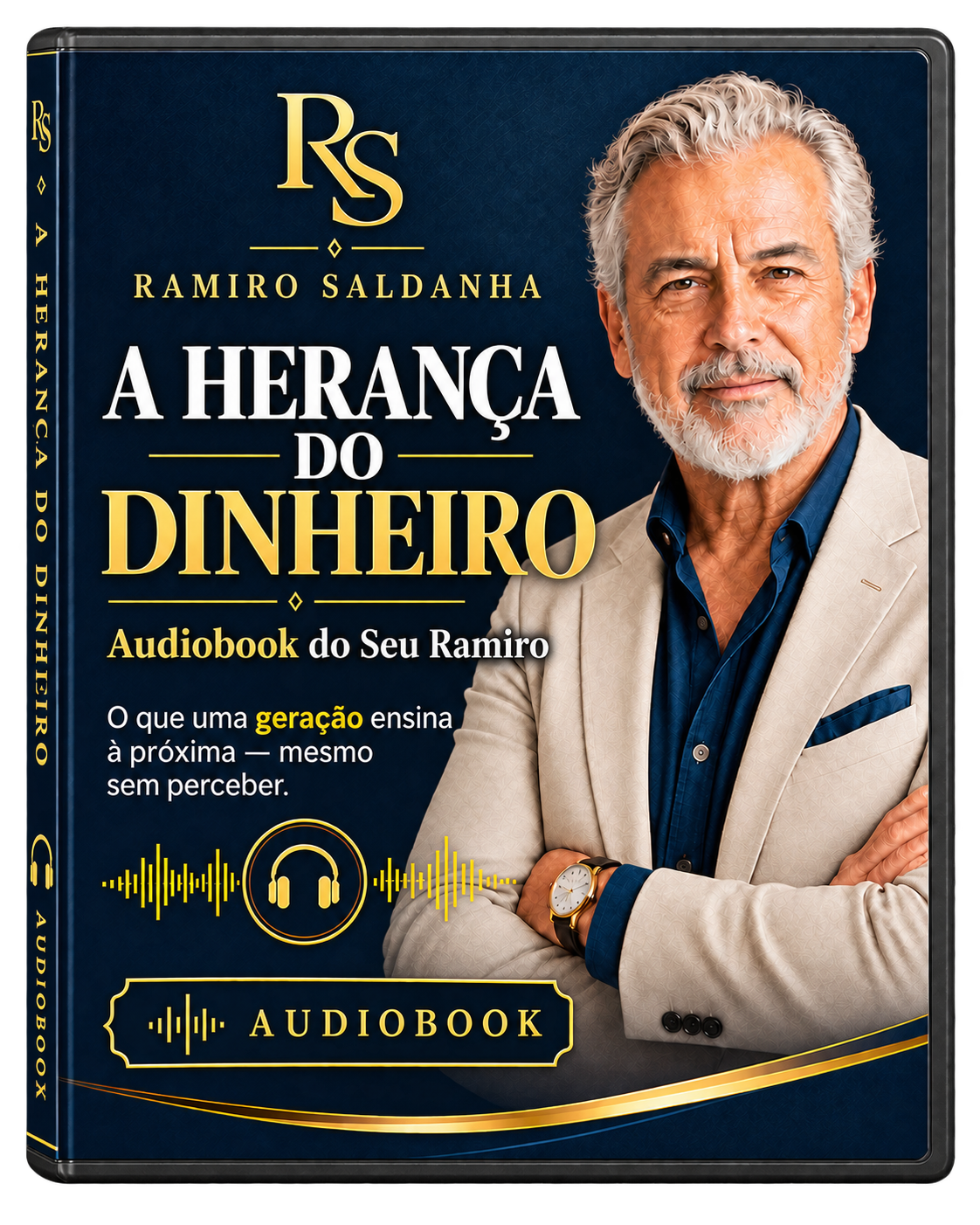 Capa do audiobook A Herança do Dinheiro, do Seu Ramiro